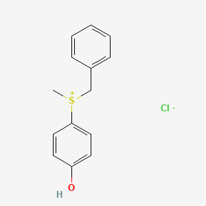 Sulfonium, (4-hydroxyphenyl)methyl(phenylmethyl)-, chloride