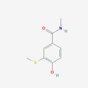 4-Hydroxy-N-methyl-3-(methylsulfanyl)benzamide