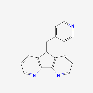 8-(pyridin-4-ylmethyl)-3,13-diazatricyclo[7.4.0.02,7]trideca-1(9),2(7),3,5,10,12-hexaene