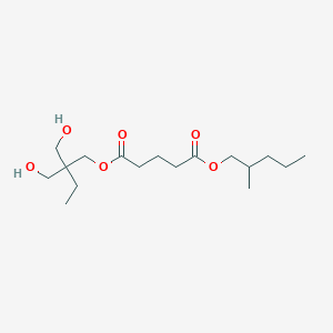 2,2-Bis(hydroxymethyl)butyl 2-methylpentyl pentanedioate