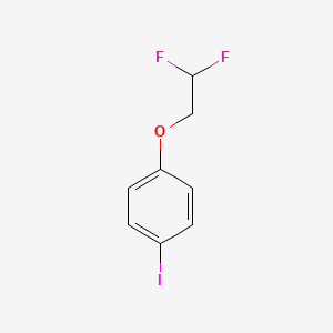 molecular formula C8H7F2IO B1427649 4-(2,2-二氟乙氧基)碘苯 CAS No. 1248010-90-3
