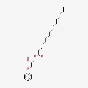 2-Hydroxy-3-phenoxypropyl hexadecanoate