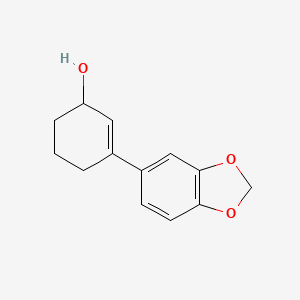 3-(2H-1,3-Benzodioxol-5-yl)cyclohex-2-en-1-ol