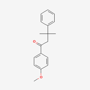 1-(4-Methoxyphenyl)-3-methyl-3-phenylbutan-1-one