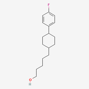 5-[4-(4-Fluorophenyl)cyclohexyl]pentan-1-ol