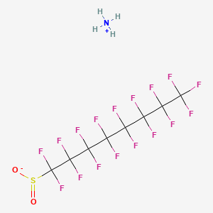1-Octanesulfinic acid, 1,1,2,2,3,3,4,4,5,5,6,6,7,7,8,8,8-heptadecafluoro-, ammonium salt