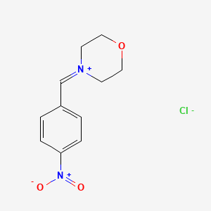 4-[(4-Nitrophenyl)methylidene]morpholin-4-ium chloride