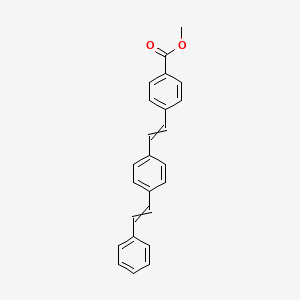 Methyl 4-{2-[4-(2-phenylethenyl)phenyl]ethenyl}benzoate