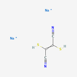 molecular formula C4H2N2Na2S2 B1427687 2-ブテンジニトリル, 2,3-ジメルカプト-, 二ナトリウム塩, (2Z)- CAS No. 5466-54-6