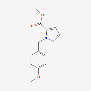 molecular formula C14H15NO3 B1427690 Methyl 1-(4-methoxybenzyl)-1H-pyrrole-2-carboxylate CAS No. 900152-50-3