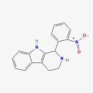 1H-Pyrido[3,4-b]indole, 2,3,4,9-tetrahydro-1-(2-nitrophenyl)-