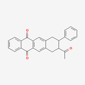 8-Acetyl-9-phenyl-7,8,9,10-tetrahydrotetracene-5,12-dione