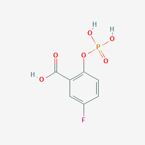 5-Fluoro-2-(phosphonooxy)benzoic acid