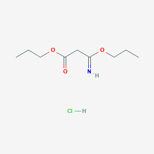 Propyl 3-imino-3-propoxypropanoate;hydrochloride