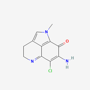 molecular formula C11H10ClN3O B14276990 Isobatzelline C CAS No. 133401-03-3