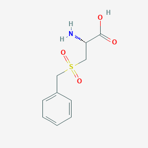 molecular formula C10H13NO4S B014277 S-Benzyl-L-cystéine sulfone CAS No. 25644-88-6