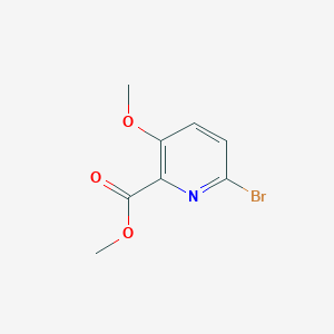 molecular formula C8H8BrNO3 B1427701 6-溴-3-甲氧基吡啶甲酸甲酯 CAS No. 945954-94-9
