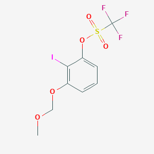 Methanesulfonic acid, trifluoro-, 2-iodo-3-(methoxymethoxy)phenyl ester