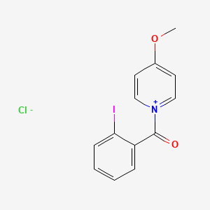 molecular formula C13H11ClINO2 B14277022 1-(2-Iodobenzoyl)-4-methoxypyridin-1-ium chloride CAS No. 174840-95-0