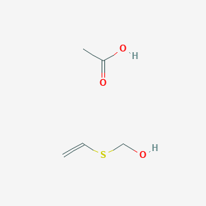 Acetic acid;ethenylsulfanylmethanol