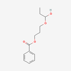 3-(1-Hydroxypropoxy)propyl benzoate