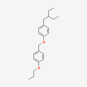 Benzene, 1-((4-(2-ethylbutyl)phenoxy)methyl)-4-propoxy-