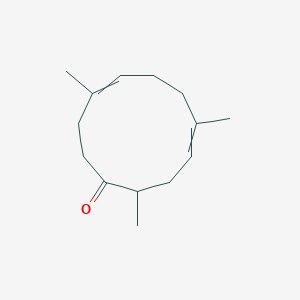 4,8-Cycloundecadien-1-one, 2,5,9-trimethyl-, (4E,8E)-