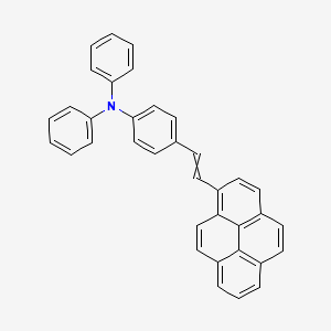 N,N-Diphenyl-4-[2-(pyren-1-YL)ethenyl]aniline