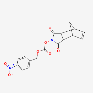 molecular formula C17H14N2O7 B1427708 1,3-二氧代-3a,4,7,7a-四氢-1H-4,7-甲烷异吲哚-2(3H)-基 4-硝基苄基碳酸酯 CAS No. 193269-82-8