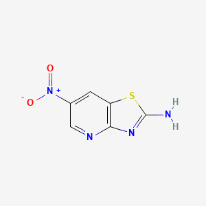 molecular formula C6H4N4O2S B1427712 6-Nitrothiazolo[4,5-b]pyridin-2-amine CAS No. 874511-41-8