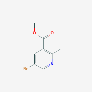molecular formula C8H8BrNO2 B1427725 Methyl 5-bromo-2-methylnicotinate CAS No. 1215916-40-7