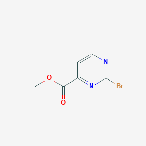molecular formula C6H5BrN2O2 B1427732 Methyl 2-bromopyrimidine-4-carboxylate CAS No. 1209459-78-8