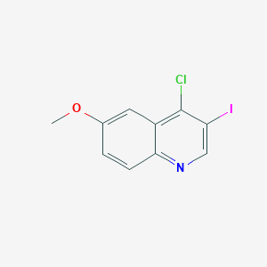 molecular formula C10H7ClINO B1427740 4-氯-3-碘-6-甲氧基喹啉 CAS No. 1190972-42-9