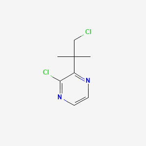 2-Chloro-3-(1-chloro-2-methylpropan-2-yl)pyrazine