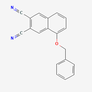 molecular formula C19H12N2O B14277463 5-(Benzyloxy)naphthalene-2,3-dicarbonitrile CAS No. 140375-32-2