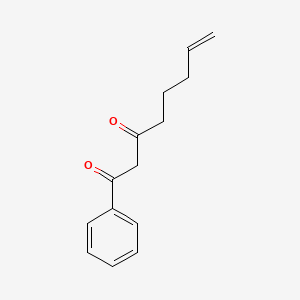 7-Octene-1,3-dione, 1-phenyl-