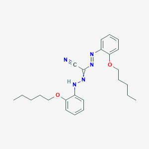 {(E)-[2-(Pentyloxy)phenyl]diazenyl}{2-[2-(pentyloxy)phenyl]hydrazinylidene}acetonitrile