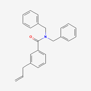 N,N-Dibenzyl-3-(prop-2-en-1-yl)benzamide