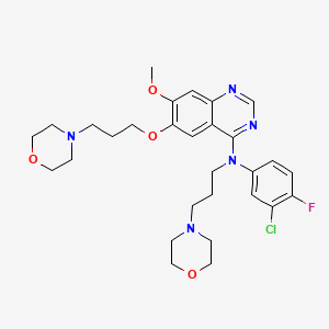 molecular formula C29H37ClFN5O4 B1427759 吉非替尼杂质 13 CAS No. 1502829-45-9