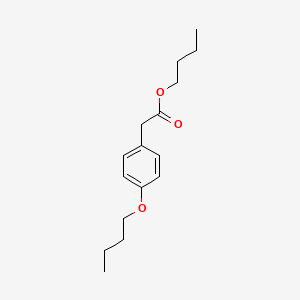 molecular formula C16H24O3 B1427762 2-(4-丁氧基苯基)乙酸丁酯 CAS No. 1185726-73-1