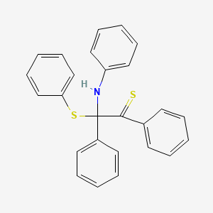 2-Anilino-1,2-diphenyl-2-(phenylsulfanyl)ethane-1-thione