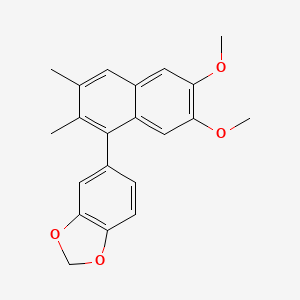 5-(6,7-Dimethoxy-2,3-dimethylnaphthalen-1-yl)-2H-1,3-benzodioxole