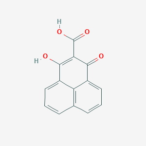 molecular formula C14H8O4 B14277963 3-Hydroxy-1-oxo-1H-phenalene-2-carboxylic acid CAS No. 134614-46-3