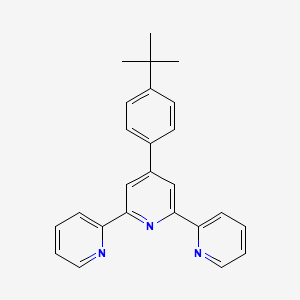 molecular formula C25H23N3 B14277986 4-(4-Tert-butylphenyl)-2,6-dipyridin-2-ylpyridine CAS No. 157557-32-9