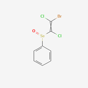 molecular formula C8H5BrCl2OSe B14277994 (2-Bromo-1,2-dichloroetheneseleninyl)benzene CAS No. 137914-47-7