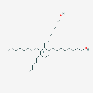 8,8'-(4-Hexyl-3-octylcyclohexane-1,2-diyl)di(octan-1-ol)