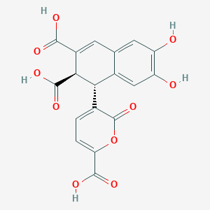 (1R,2R)-1-(6-Carboxy-2-oxo-2H-pyran-3-yl)-6,7-dihydroxy-1,2-dihydronaphthalene-2,3-dicarboxylic acid