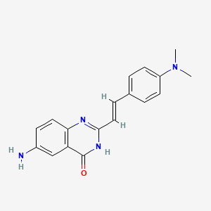 6-Amino-2-(4-(dimethylamino)styryl)quinazolin-4(1H)-one