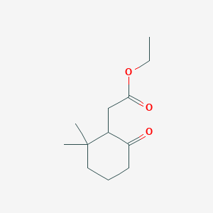 Ethyl 2-(2,2-dimethyl-6-oxocyclohexyl)acetate