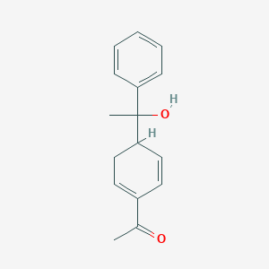 1-[4-(1-Hydroxy-1-phenylethyl)cyclohexa-1,5-dien-1-yl]ethan-1-one